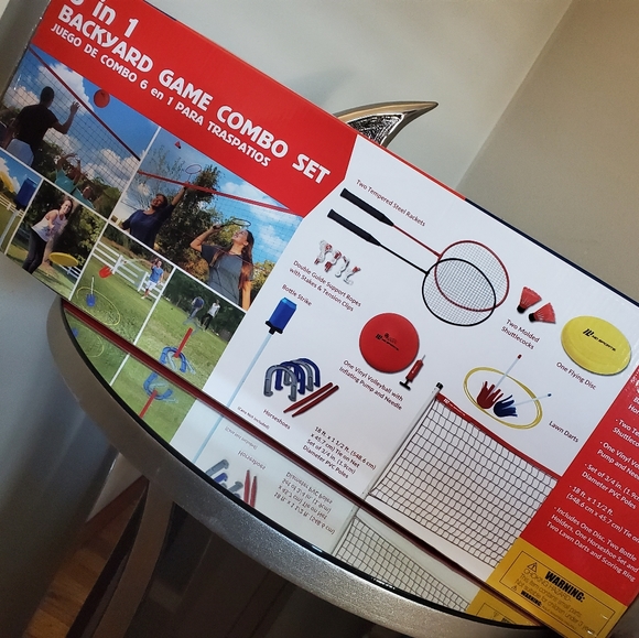 MD Sports 6 in 1 Backyard Combo Game Set - Picture 1 of 12